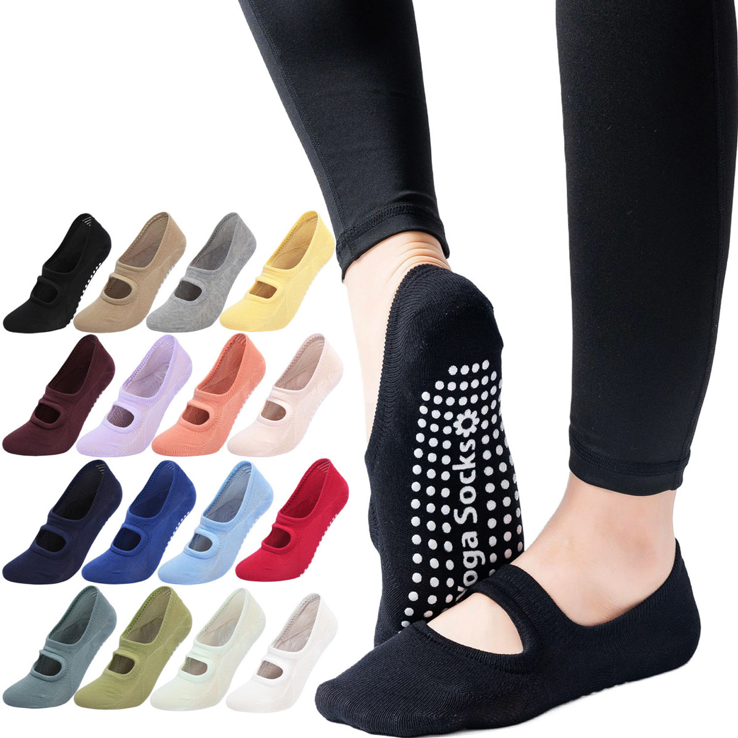 No Show Sock Women - Wysokiej jakości damskie skarpety do jogi