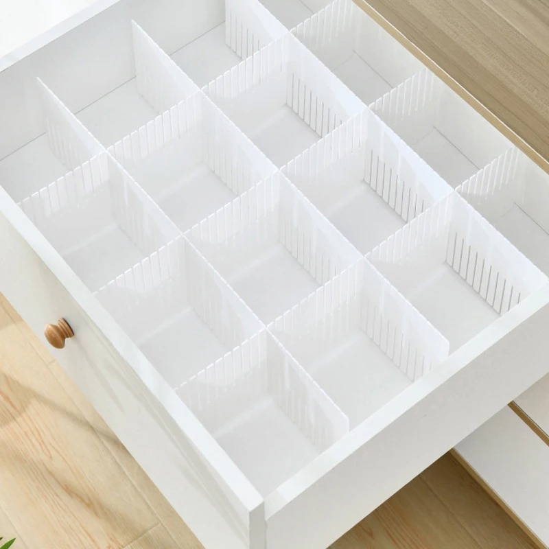 Sock Organizer Tray - 4/8/12 szt. Regulowane przegródki do szuflad