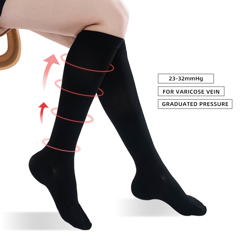 Compression Sock Medical - Legbeauty 23-32mmHg medyczne skarpetki uciskowe na