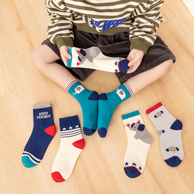 5-pak skarpetek dla chłopców z – Cotton Crew Sock Pack recenzja i cena
