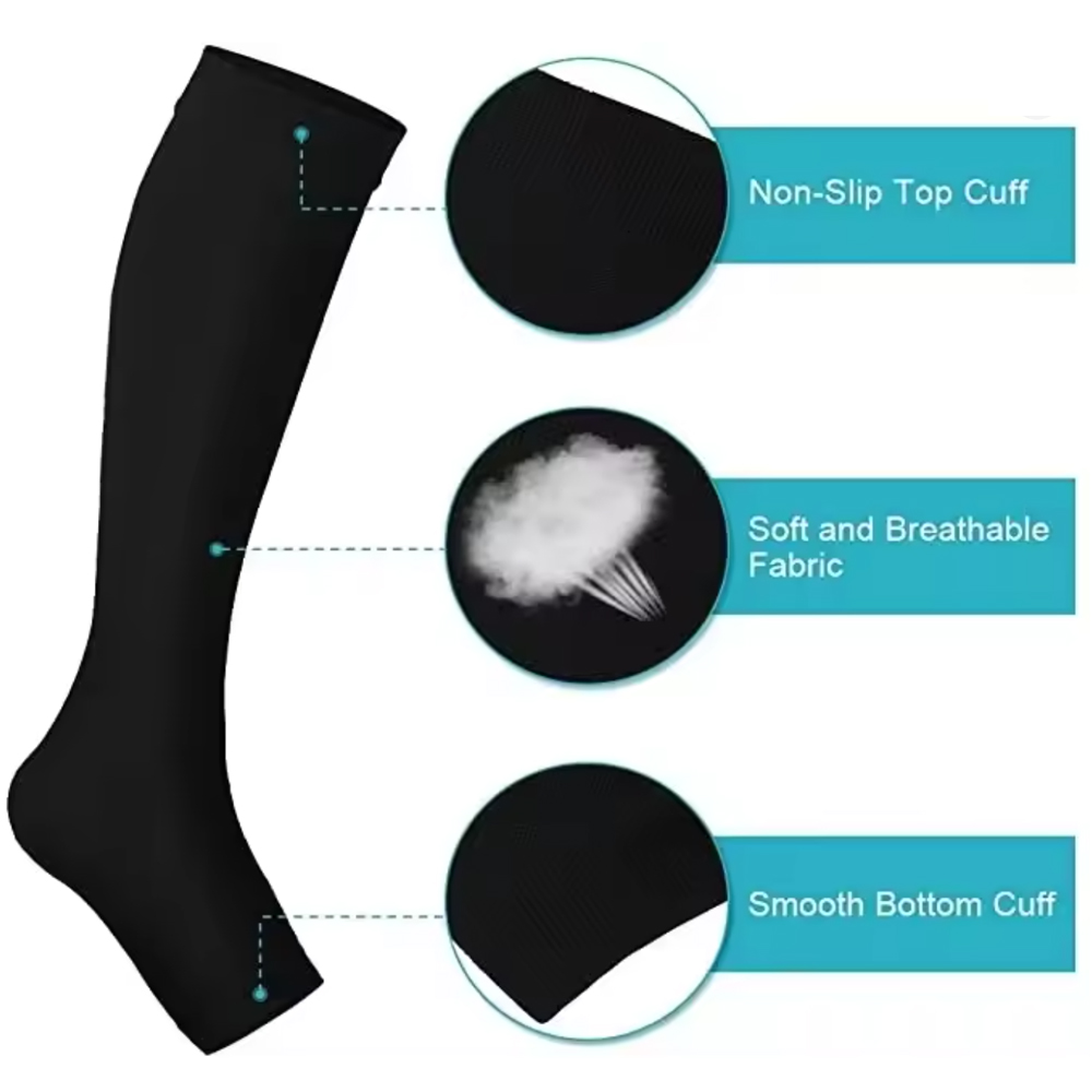 Medyczne podkolanówki uciskowe – Compression Sock Medical recenzja i cena