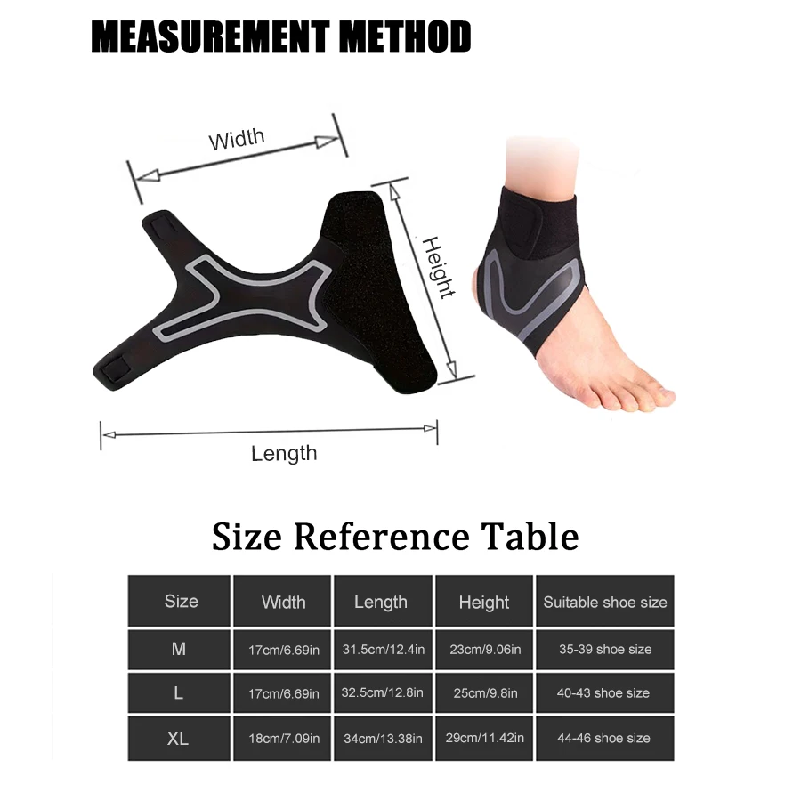 1 szt. Orteza na kostkę, kompr – Ankle Brace Sock recenzja i cena