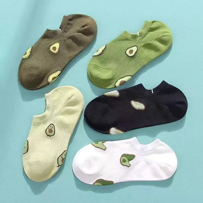 5 Par Skarpetek Stopki z Kresk – No Show Sock Women recenzja i cena