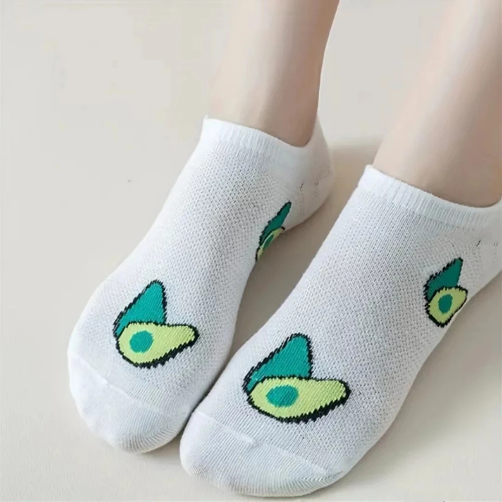 5 Par Skarpetek Stopki z Kresk – No Show Sock Women recenzja i cena